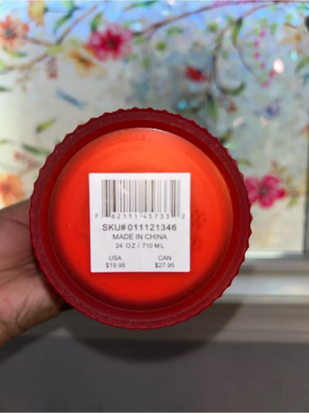 Starbucks Matte Red Studded Tumbler Cold Cup, typically featuring a 24 oz Venti